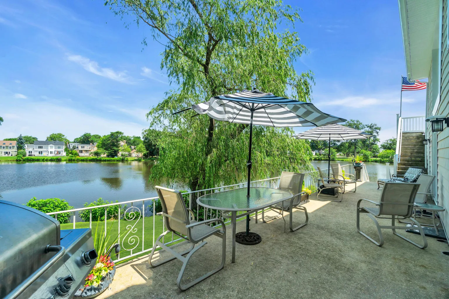 Wreck Pond views from the deck